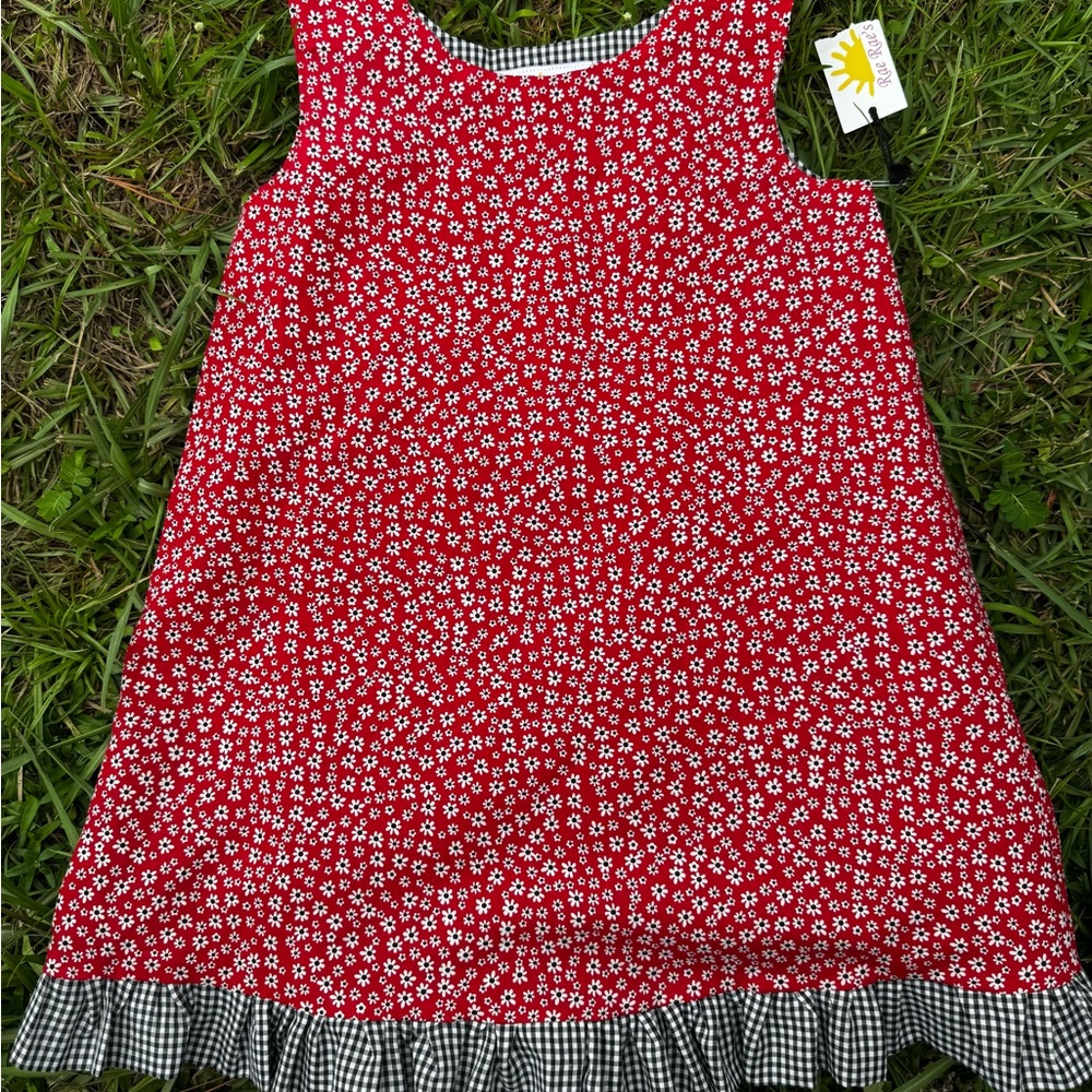Red Floral Sleeveless Dress Rae Raes NWT
